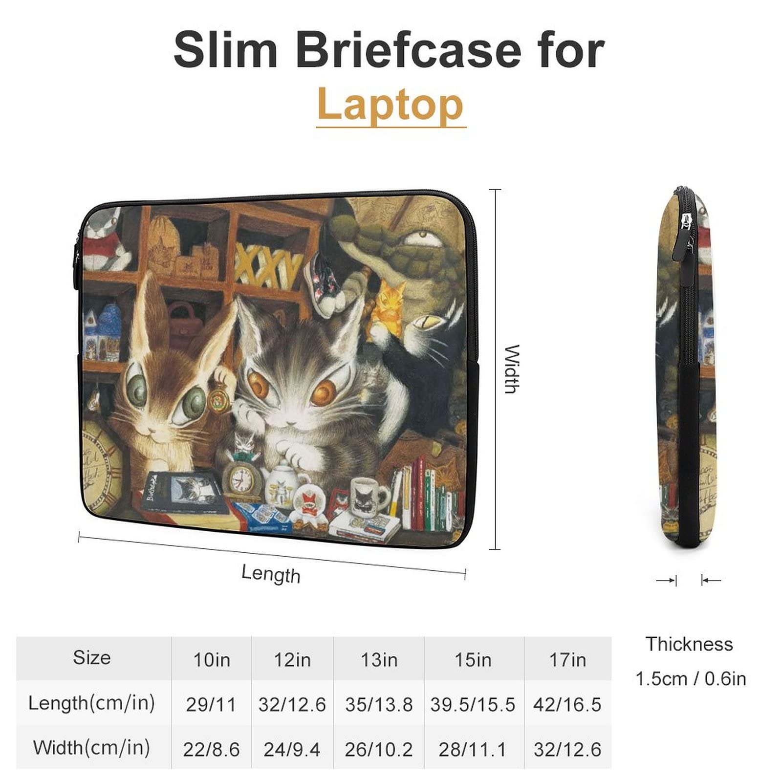 Amazon | パソコンケース 池田あきこ 猫のダヤン Pcケース タブレット